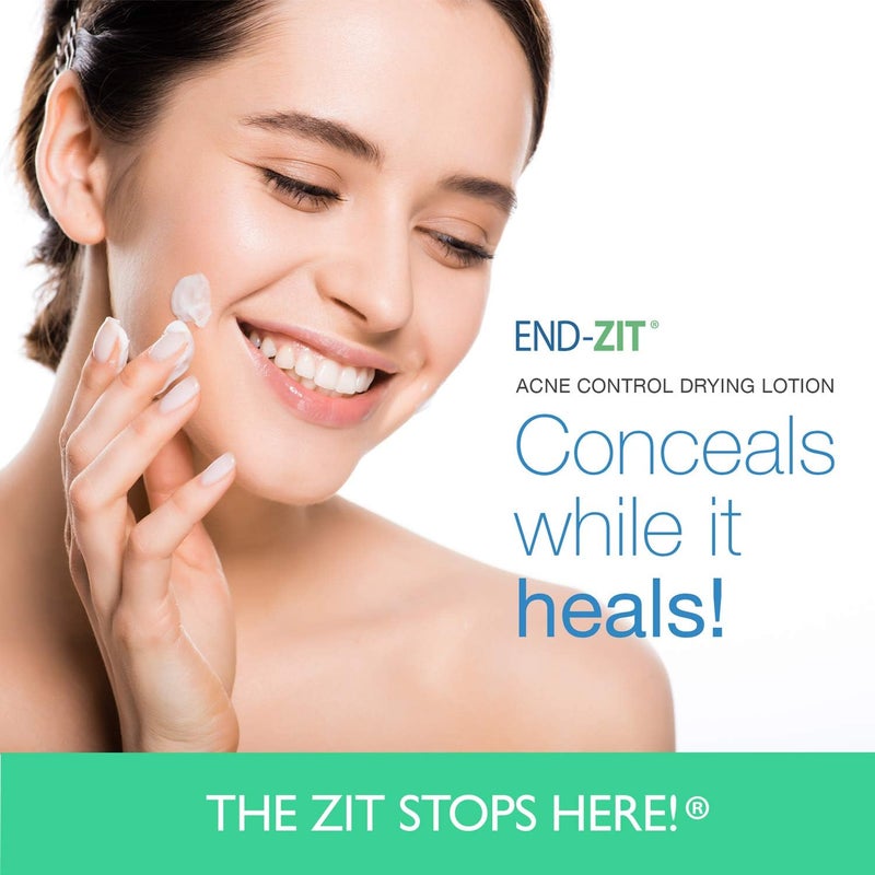 end zit End-zit Acne Control Drying Lotion (Light/Medium) - 0.5 Ounce - Image 3